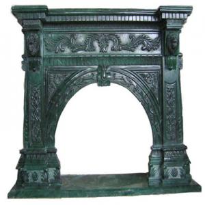 Fireplace Green Marble 2