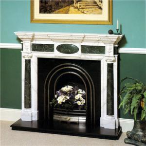 Fireplace Green Marble