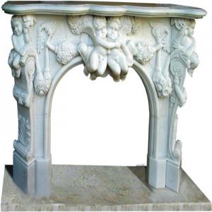 Fireplace White Marble 2