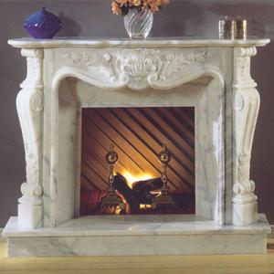 Fireplace White Marble