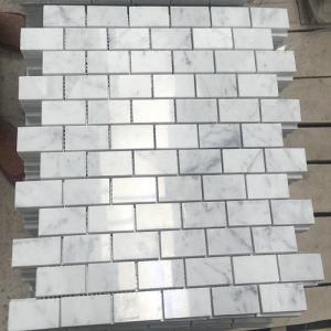 Carrara white mosaic CA002