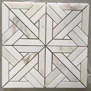 Calacatta gold mosaic 003