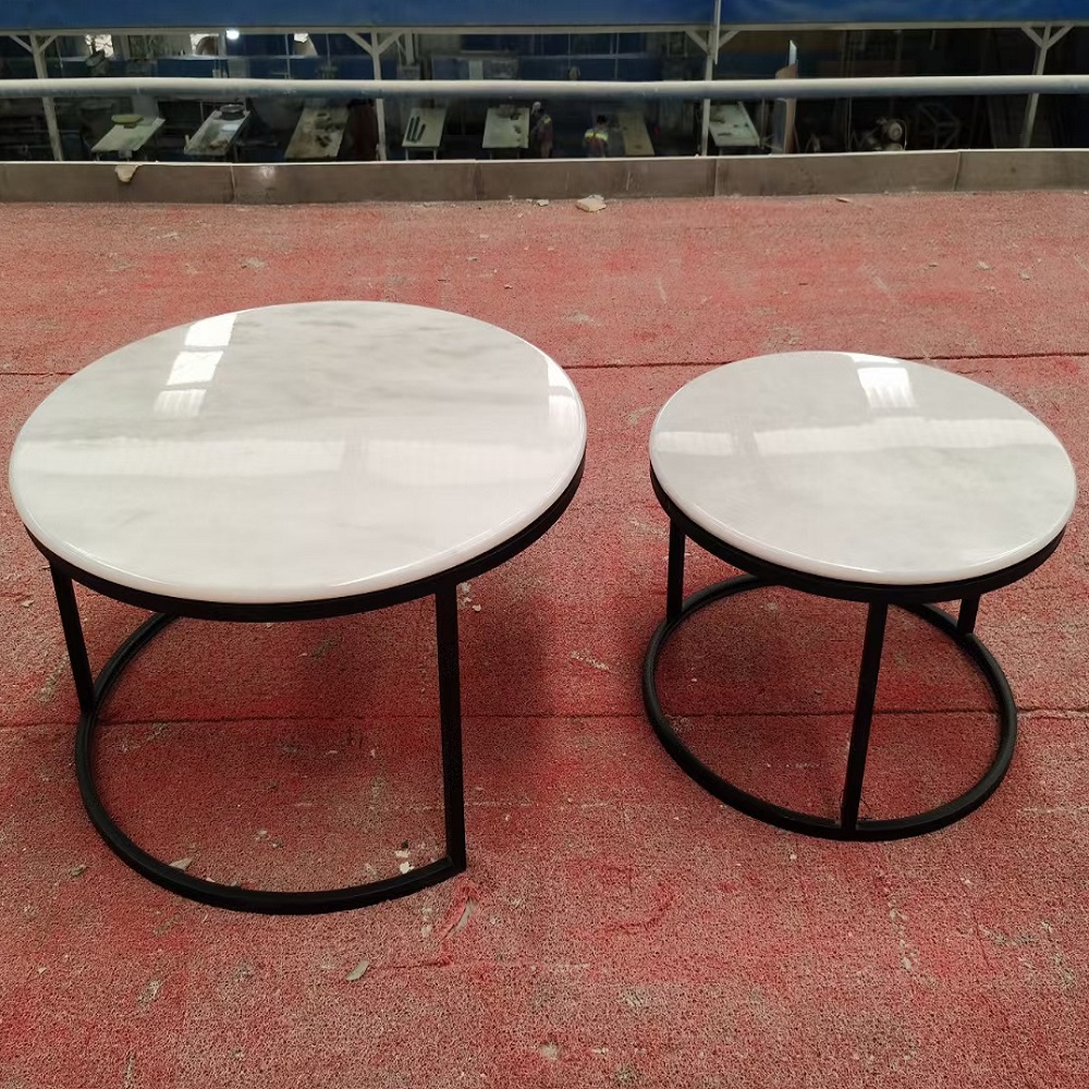 Arabrscato white round table.jpg
